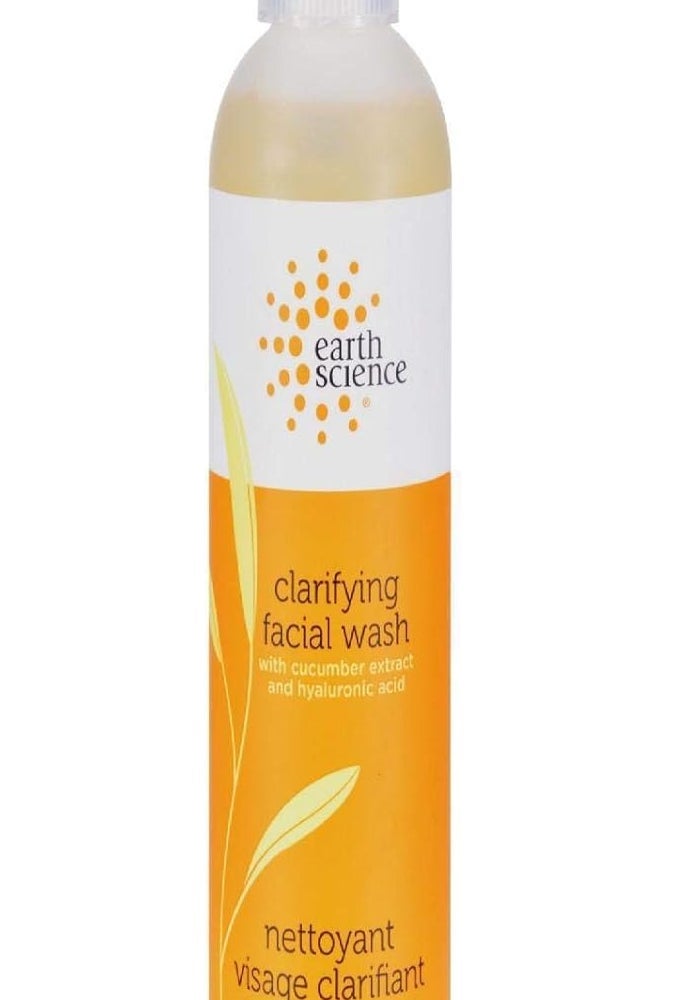 Earth Science Clarifying Facial Wash with Cucumber Extract and Hyaluronic Acid - 8 Ounce - Image 1